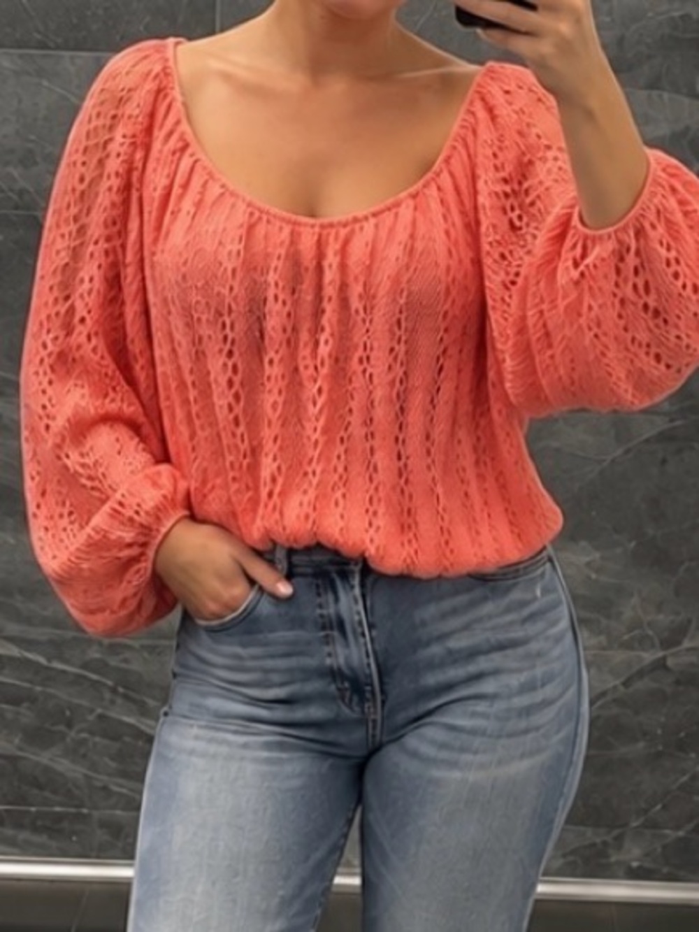 Daytrip Coral Blouse